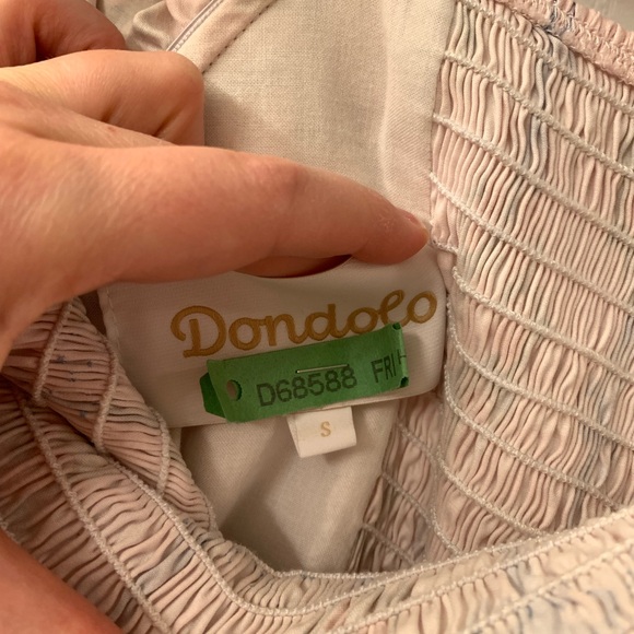 Dondolo Christmas Carol Wreath dress pink size small - Picture 6 of 7